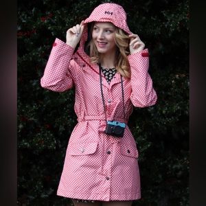 Helly Hansen Cute Red Gingham Raincoat